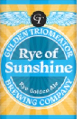 Rye of Sunshine Blond bier etiket Rye of Sunshine Blond bier etiket